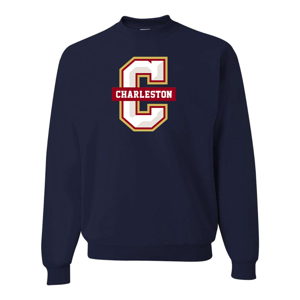 Men's Charleston Cougars JERZEES NuBlend Crewneck Sweatshirt