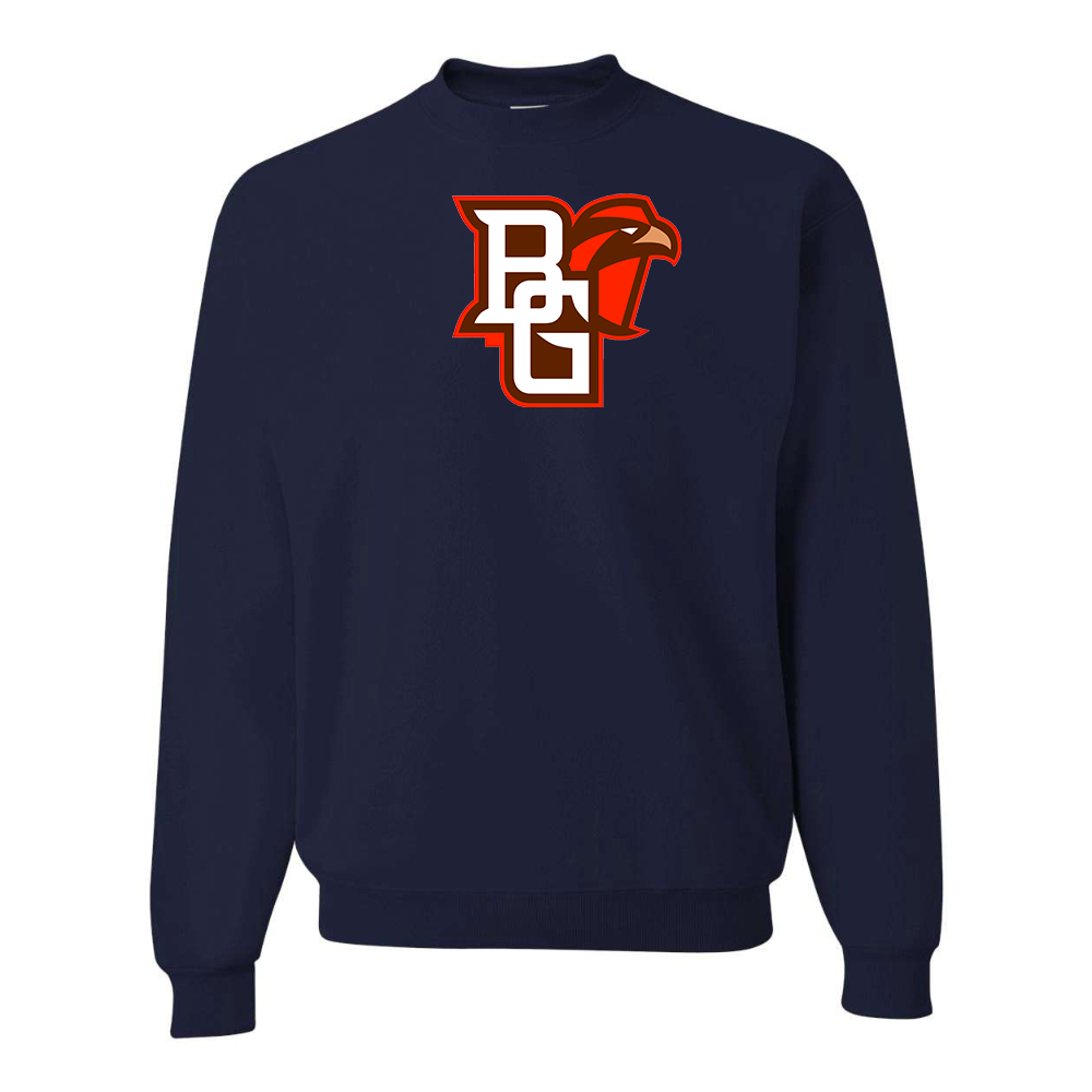 Men's Bowling Green Falcons JERZEES NuBlend Crewneck Sweatshirt