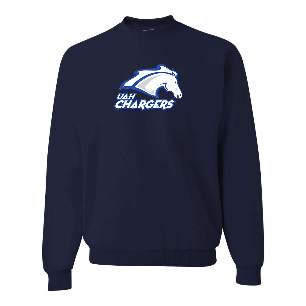 Men's Alabama Huntsville Chargers JERZEES NuBlend Crewneck Sweatshirt