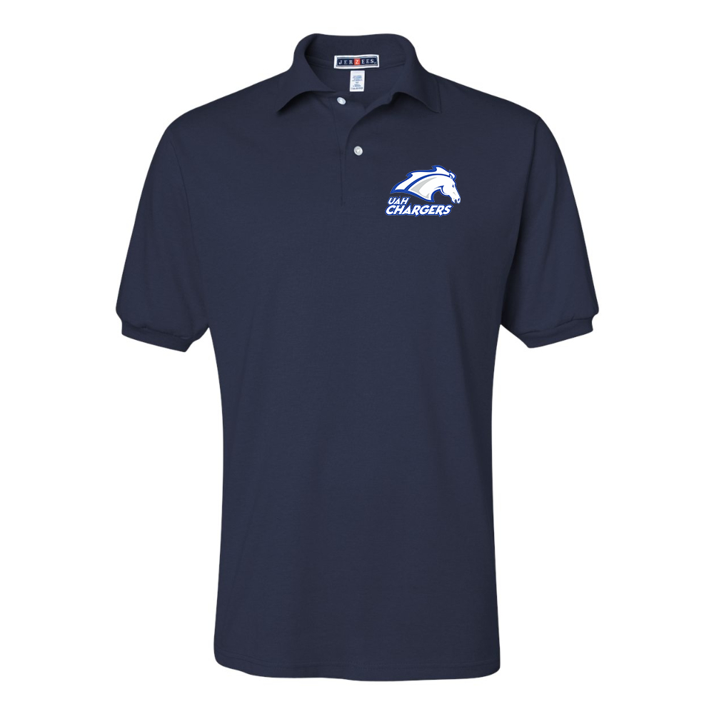 Men's Alabama Huntsville Chargers JERZEES  SpotShield polo