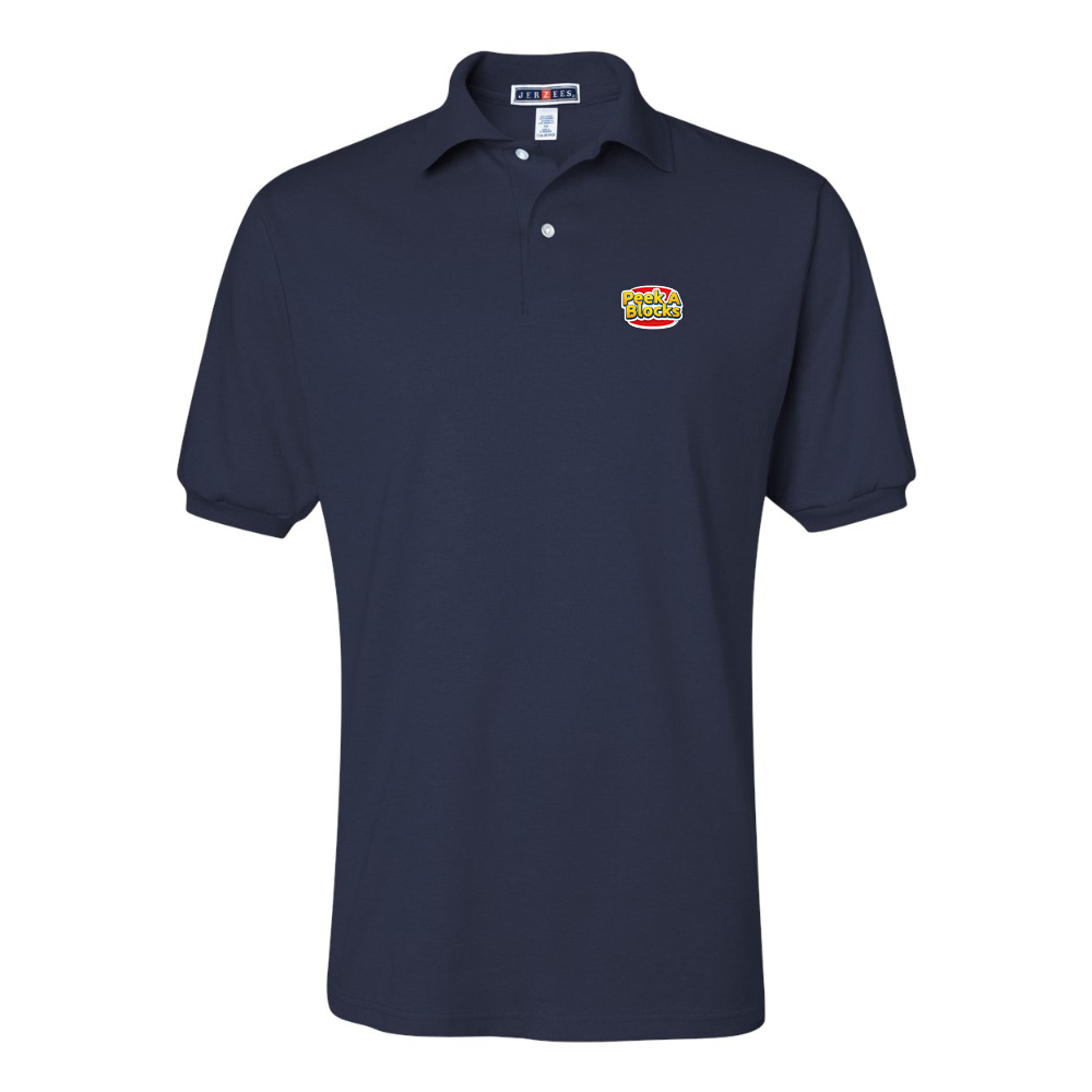 Men's Peek A Blocks JERZEES  SpotShield polo