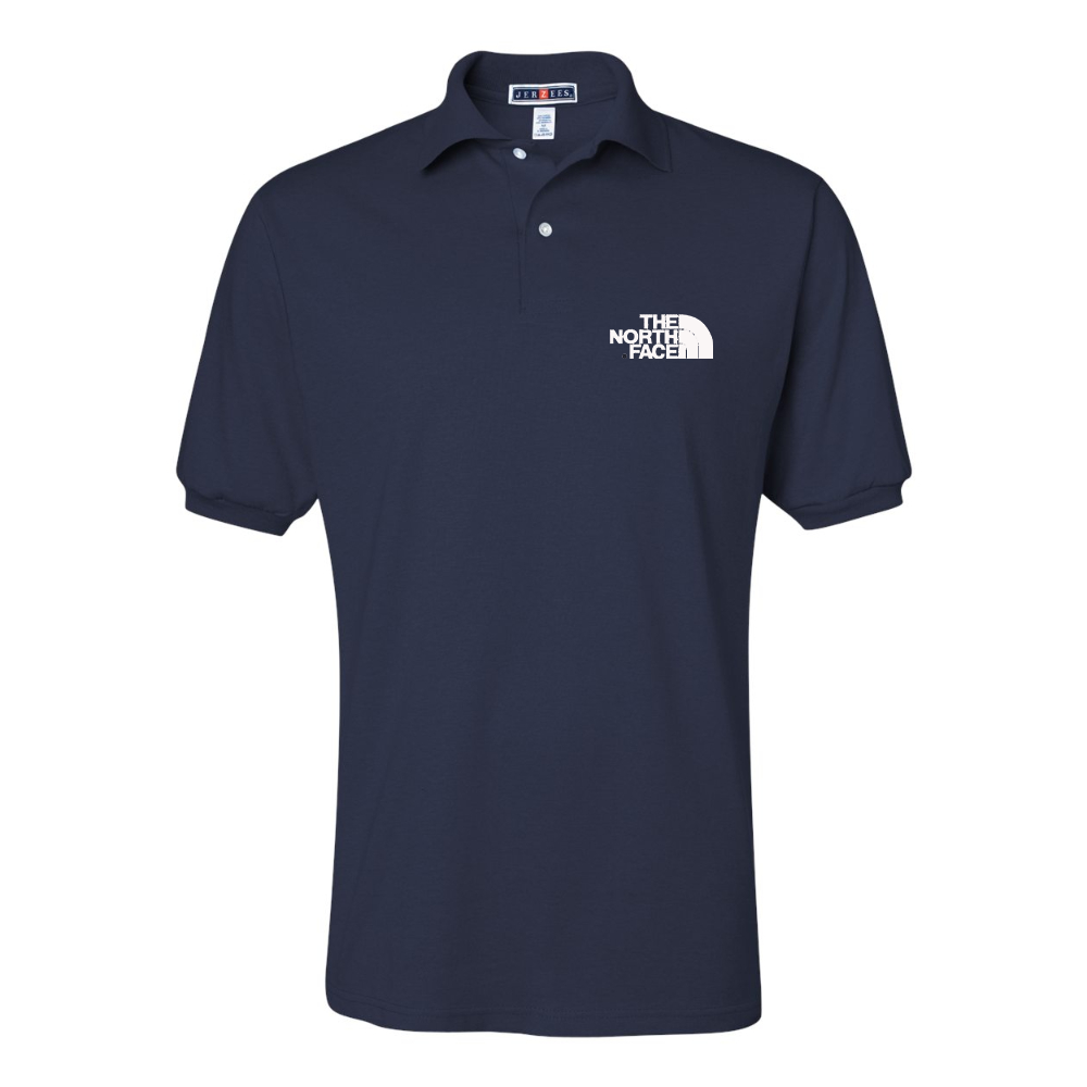 Men's  The North Face Black JERZEES  SpotShield polo