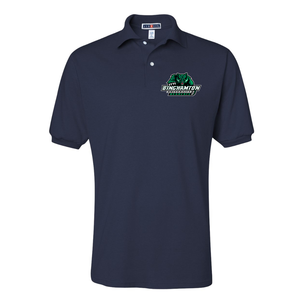 Men's Binghamton Bearcats JERZEES  SpotShield polo