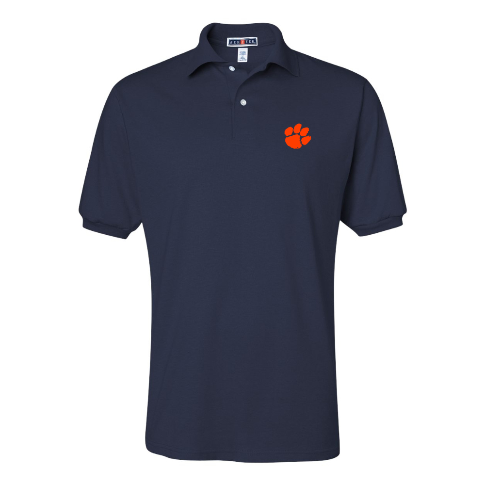 Men's Clemson Tigers JERZEES  SpotShield polo