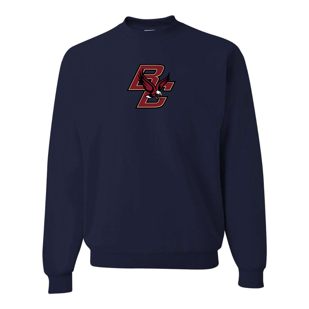 Men's Boston College Eagles  JERZEES NuBlend Crewneck Sweatshirt