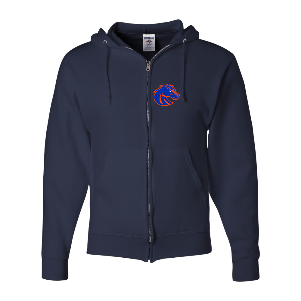 Men's Boise State Broncos   JERZEES NuBlend Full-Zip Hooded Sweatshirt