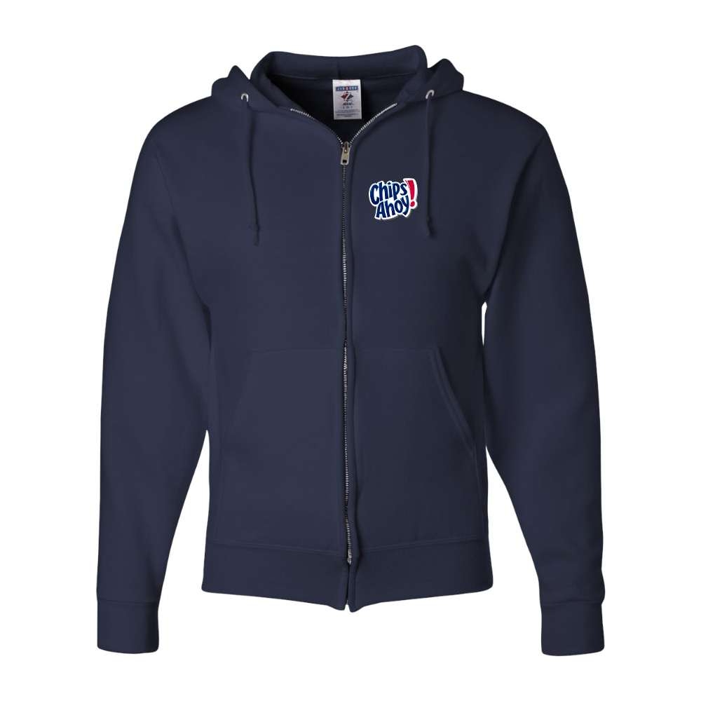 Men's Chips Ahoy JERZEES NuBlend Full-Zip Hooded Sweatshirt