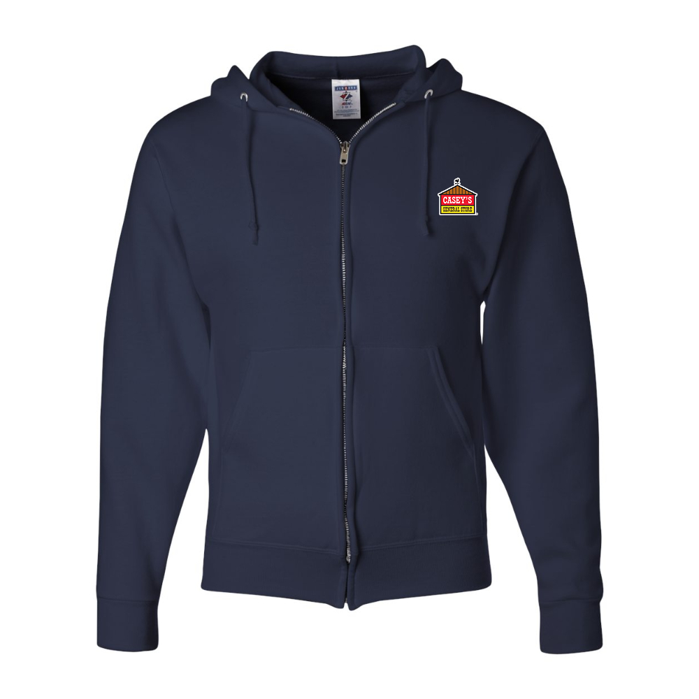 Men's Casey's General Store JERZEES NuBlend Full-Zip Hooded Sweatshirt