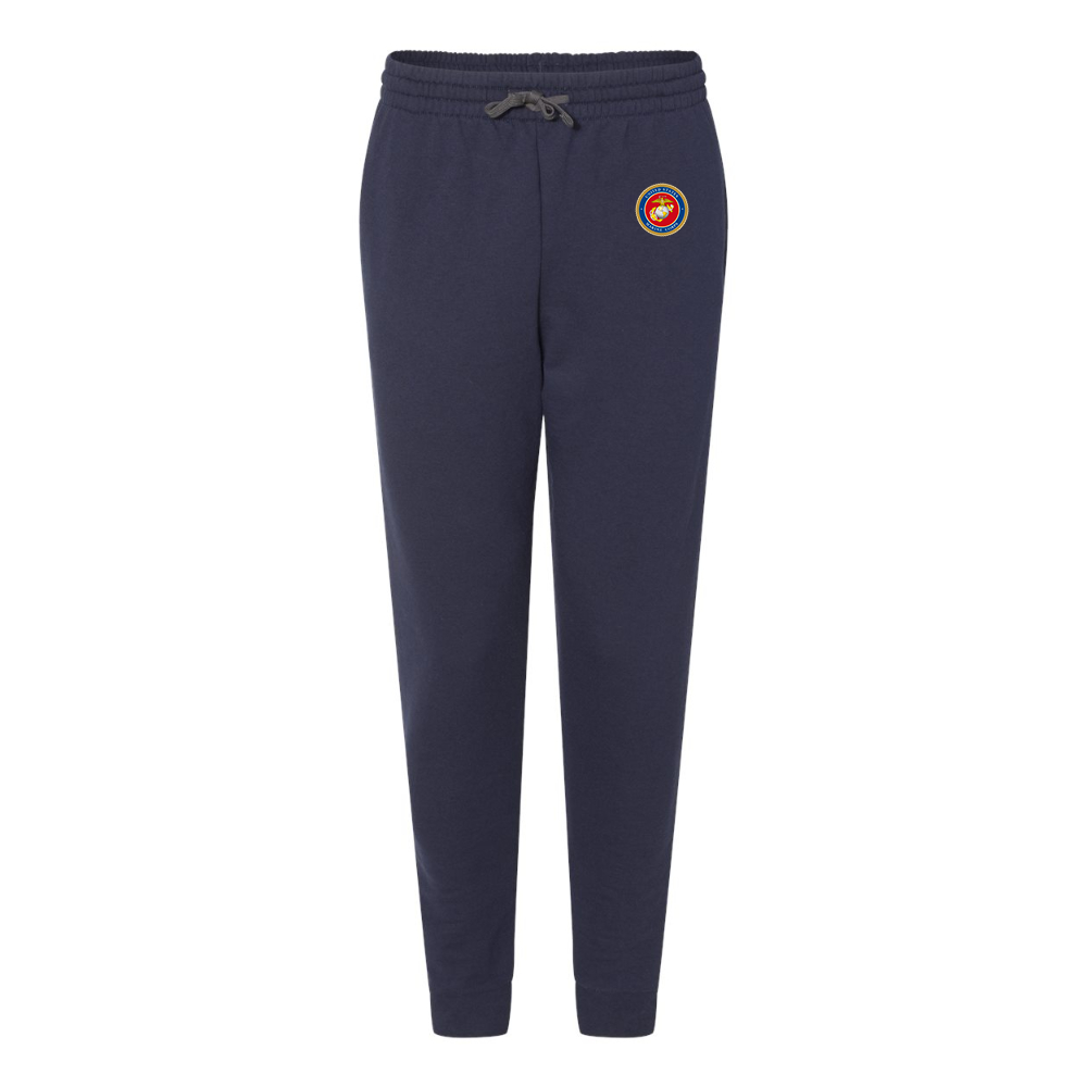 Men's  USMC Emblem JERZEES Nublend Joggers