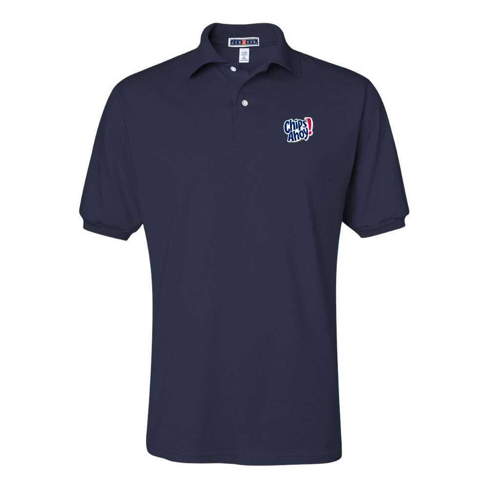 Men's  Chips Ahoy JERZEES  SpotShield polo