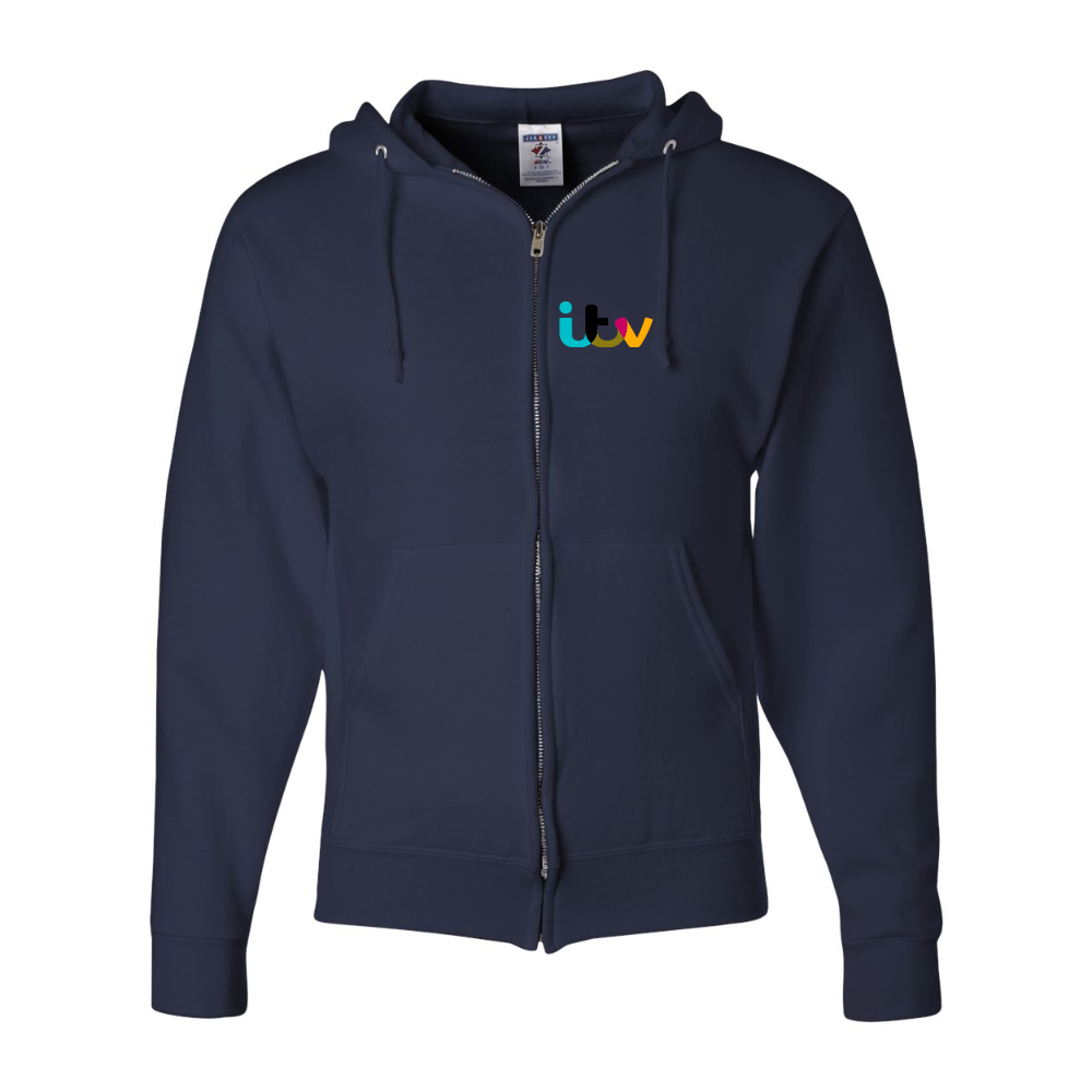 Men's  Itv JERZEES NuBlend Full-Zip Hooded Sweatshirt