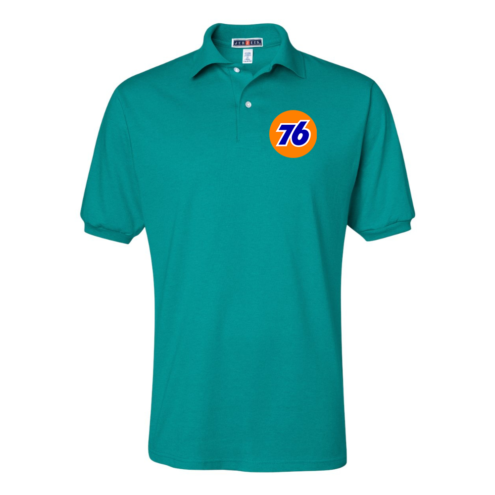 Men's 76 Gas Station JERZEES  SpotShield polo