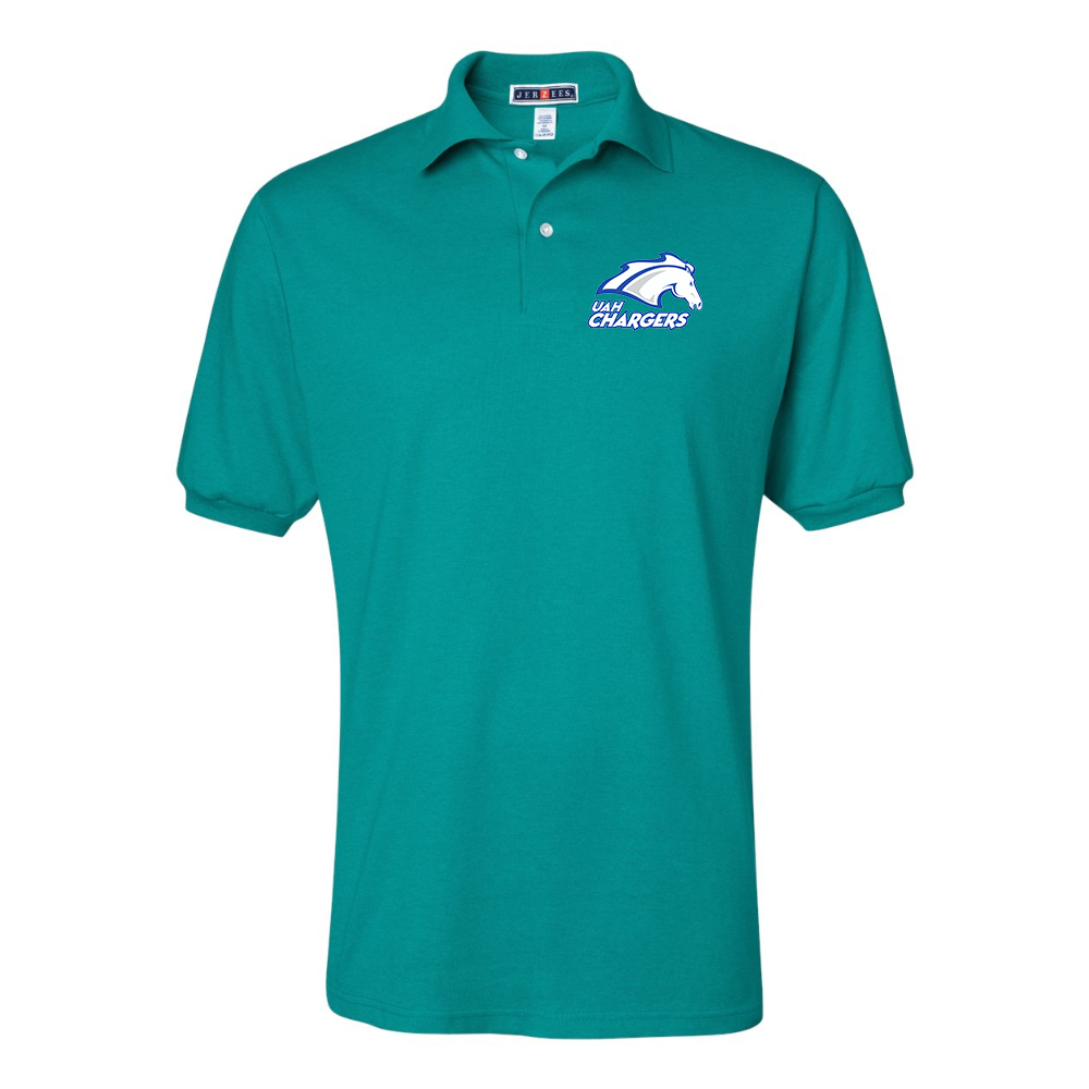 Men's Alabama Huntsville Chargers JERZEES  SpotShield polo
