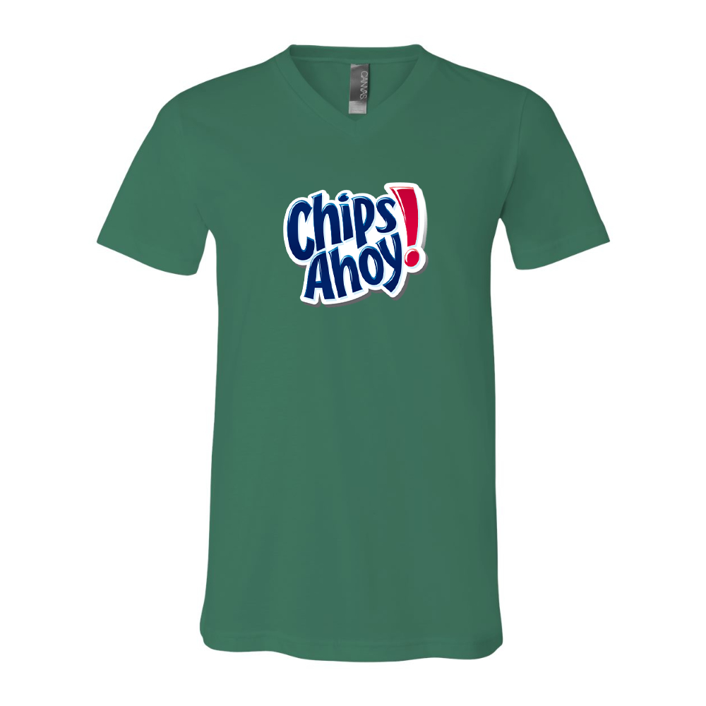 Chips Ahoy BELLA  CANVAS - Jersey V-Neck T-Shirt