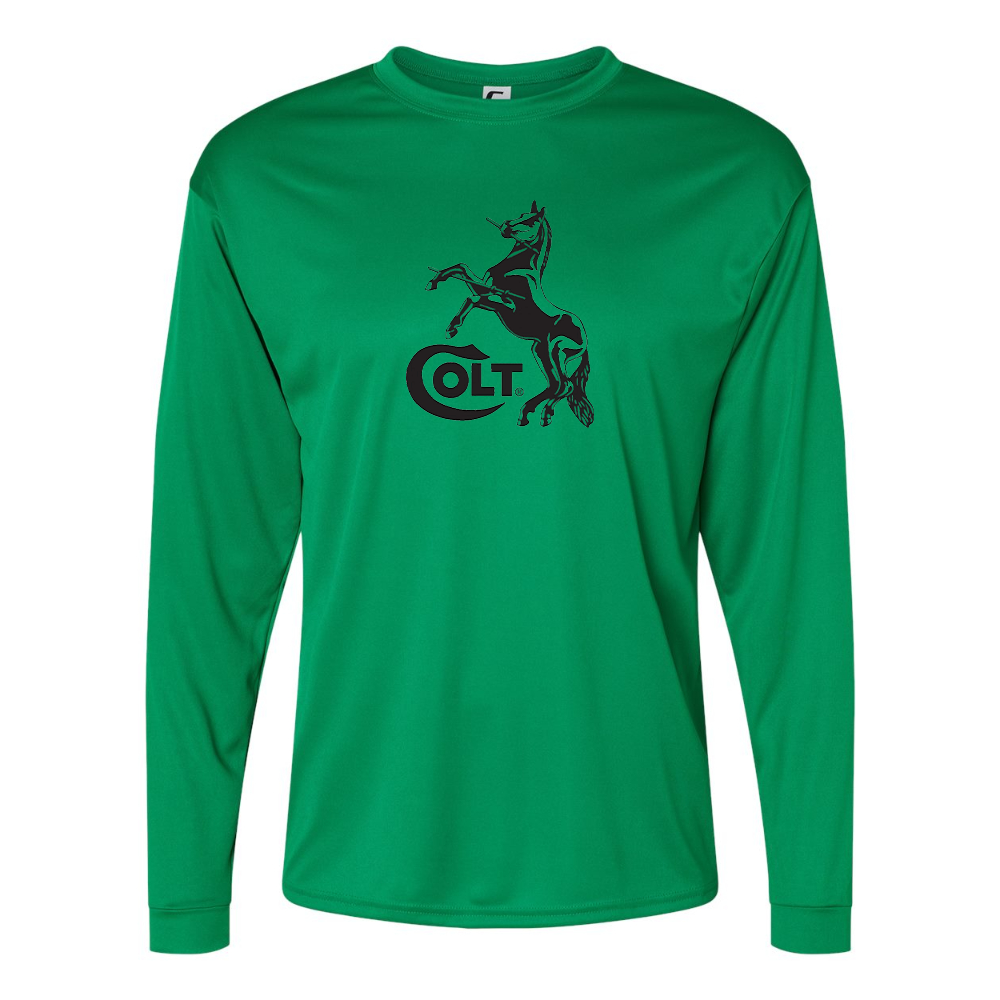 Men's  Colt Horse  Performance Long Sleeve T-Shirt