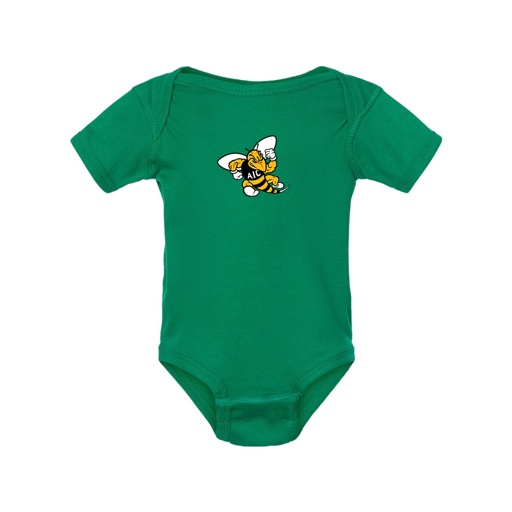 AIC Yellow Jackets   Rabbit Skins Infant Baby Rib Bodysuit
