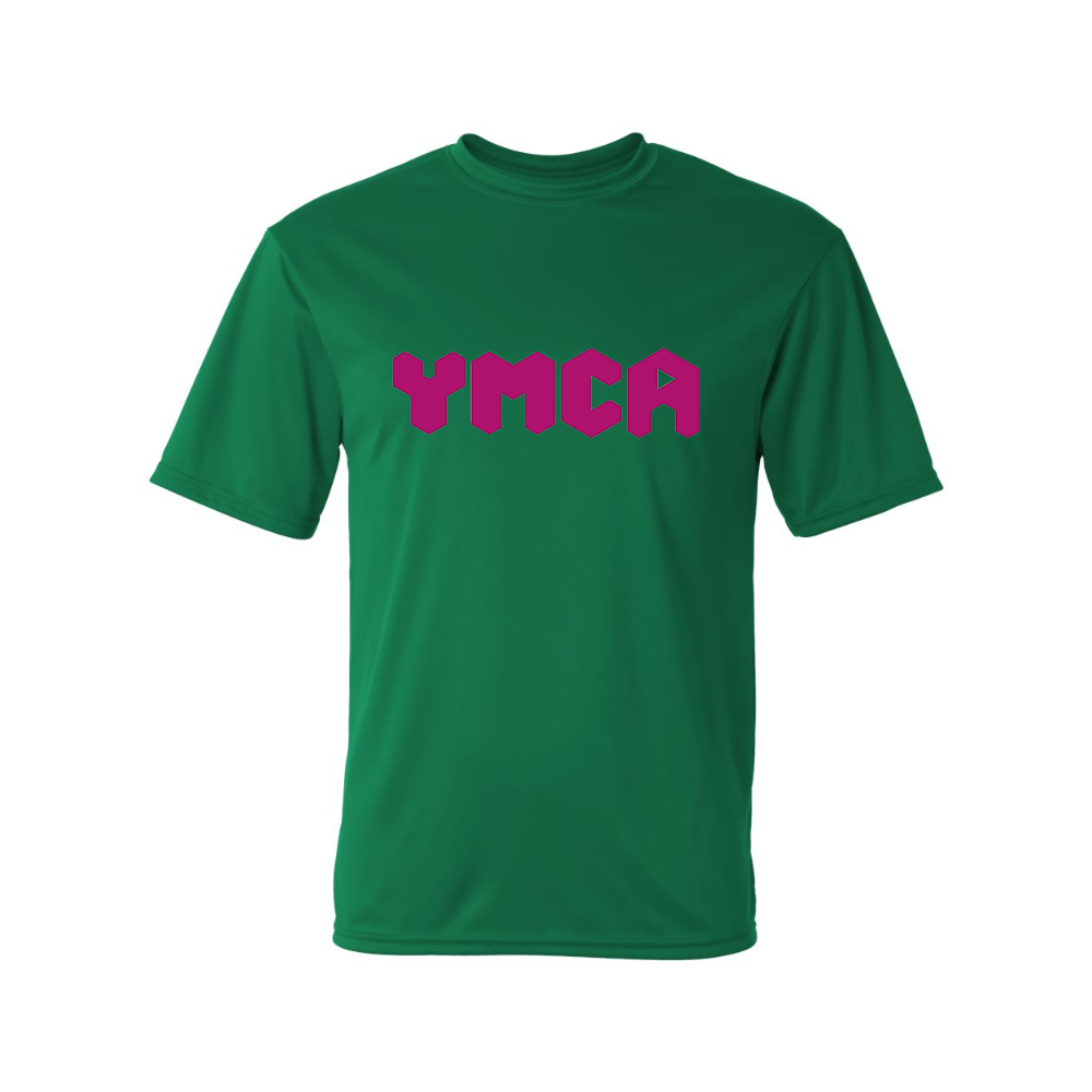 Men's  YMCA Mauve Performance T-Shirt