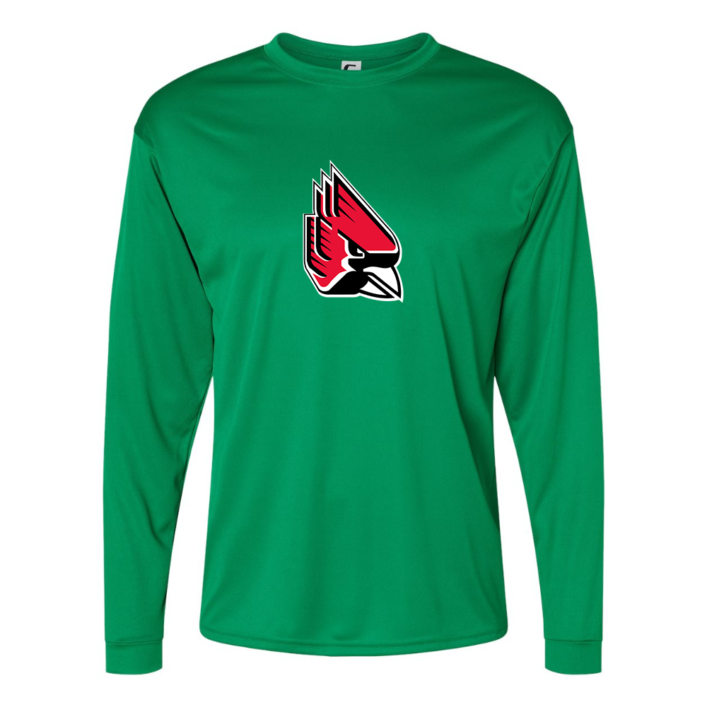 Men's Ball State Cardinals Performance Long Sleeve T-Shirt