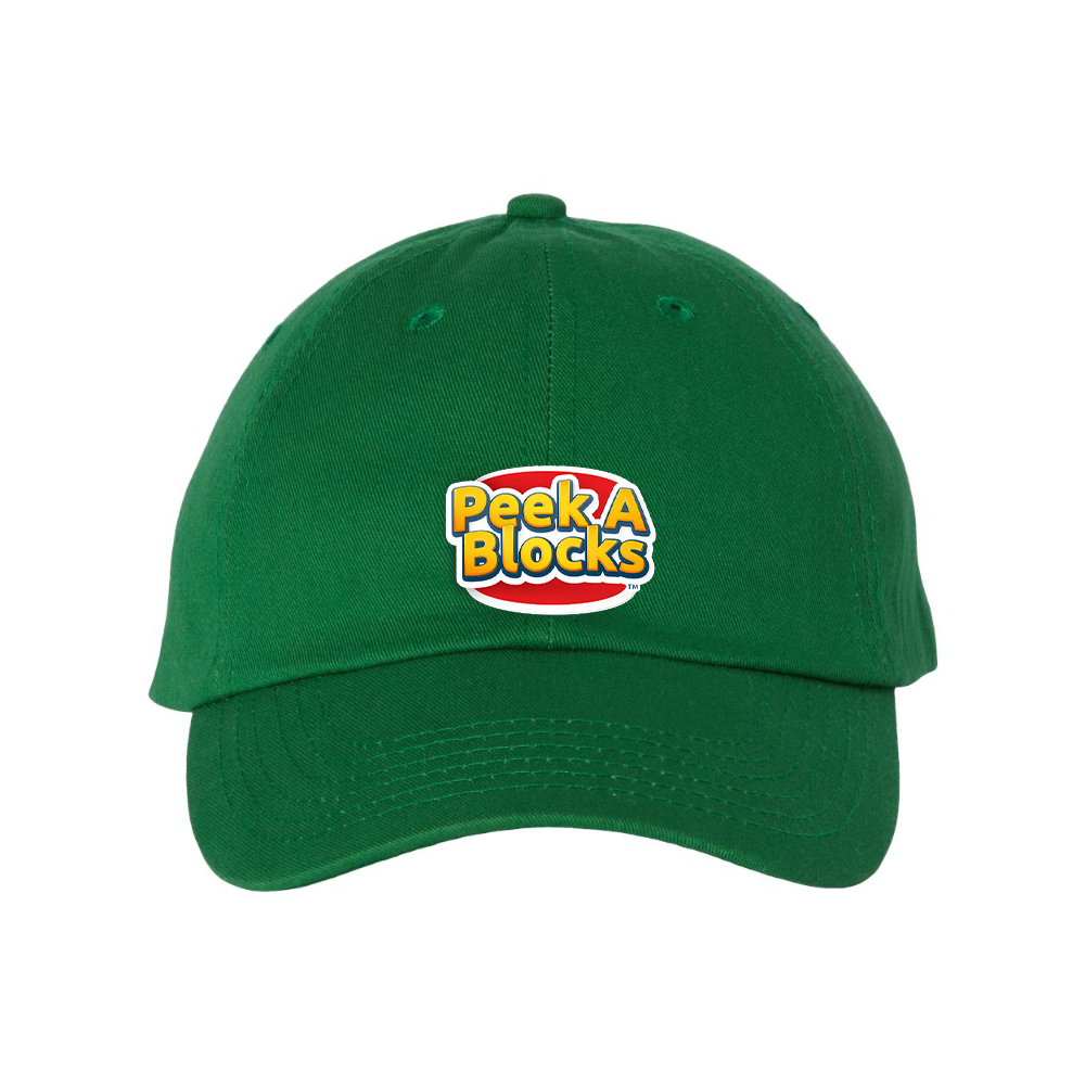 Peek A Blocks  Valucap Adult Bio-Washed Classic Dad Hat