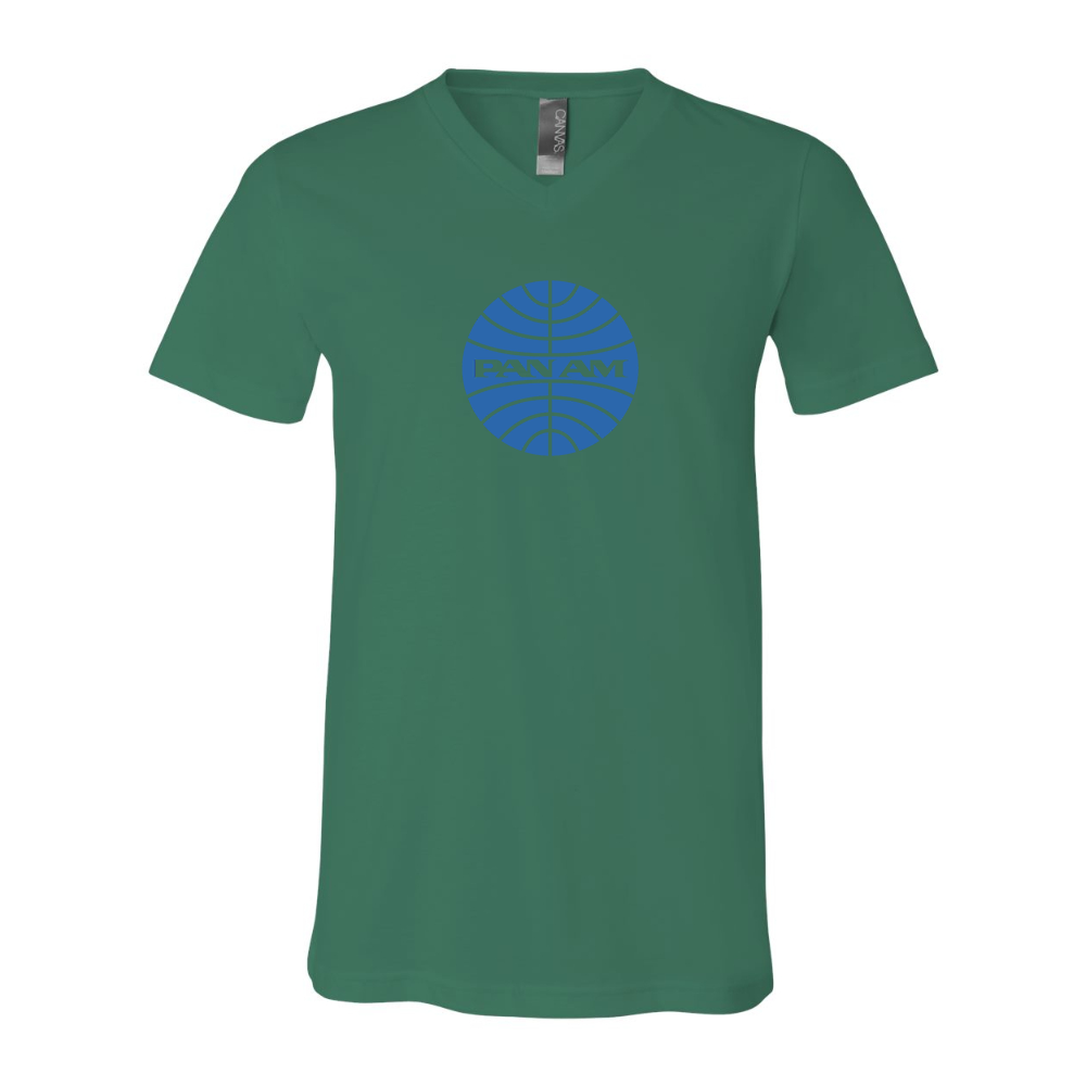 Pan Am  BELLA  CANVAS - Jersey V-Neck T-Shirt