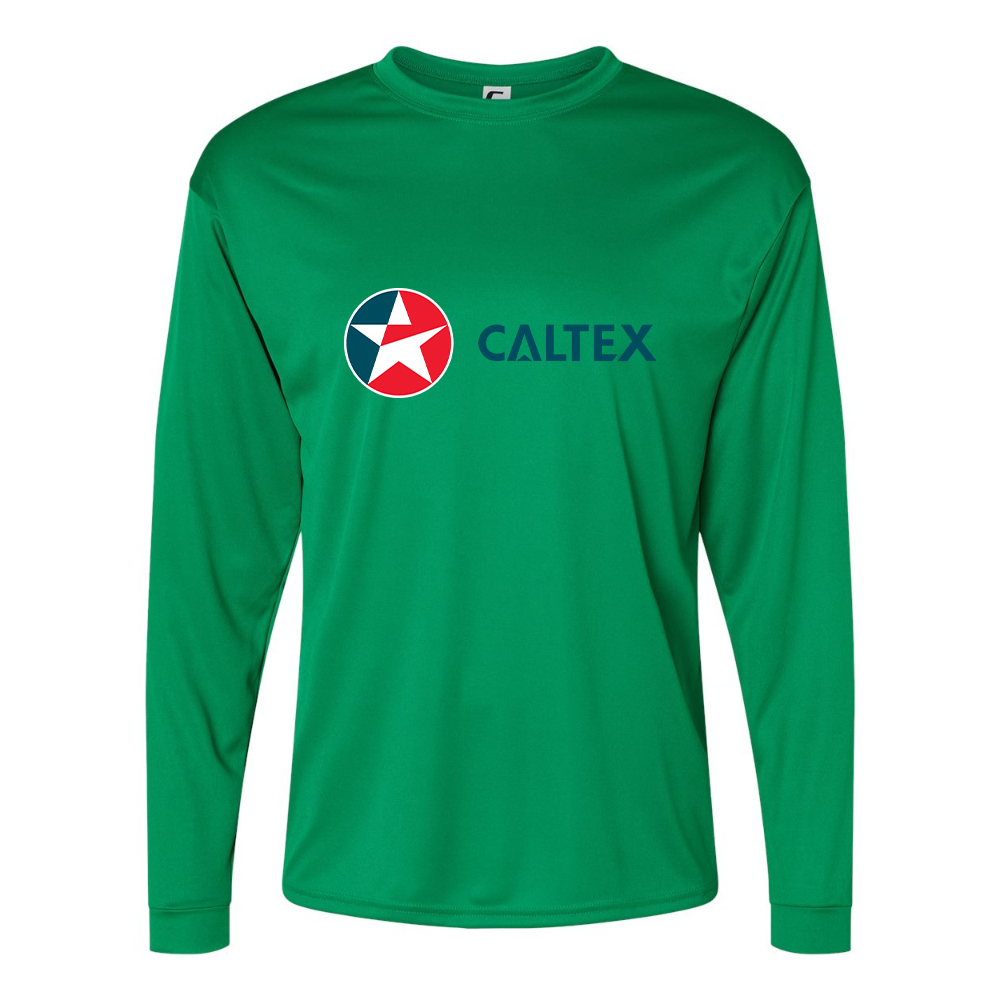 Men's Caltex Gas Station  Performance Long Sleeve T-Shirt