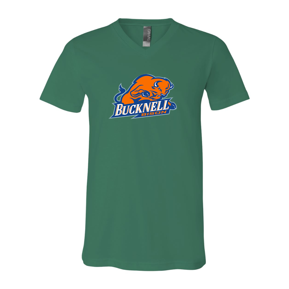 Bucknell Bison BELLA  CANVAS - Jersey V-Neck T-Shirt