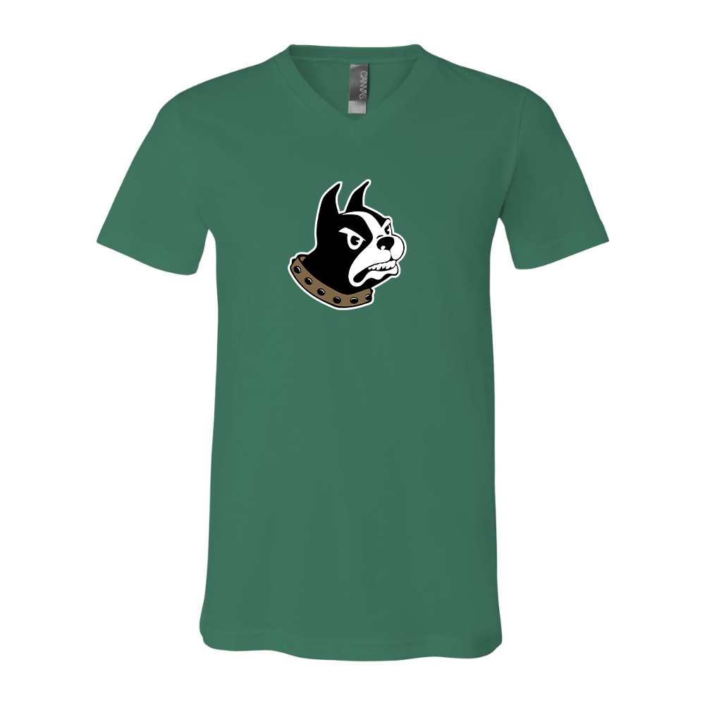 Woffrd Terriers BELLA  CANVAS - Jersey V-Neck T-Shirt