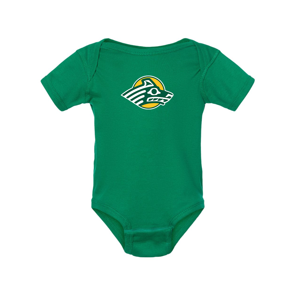Alaska Anchorage Seawolves  Rabbit Skins Infant Baby Rib Bodysuit