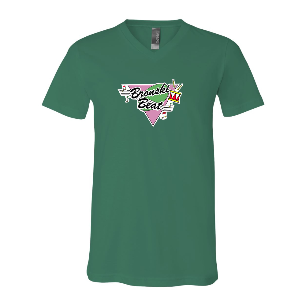 Bronski Beat BELLA  CANVAS - Jersey V-Neck T-Shirt