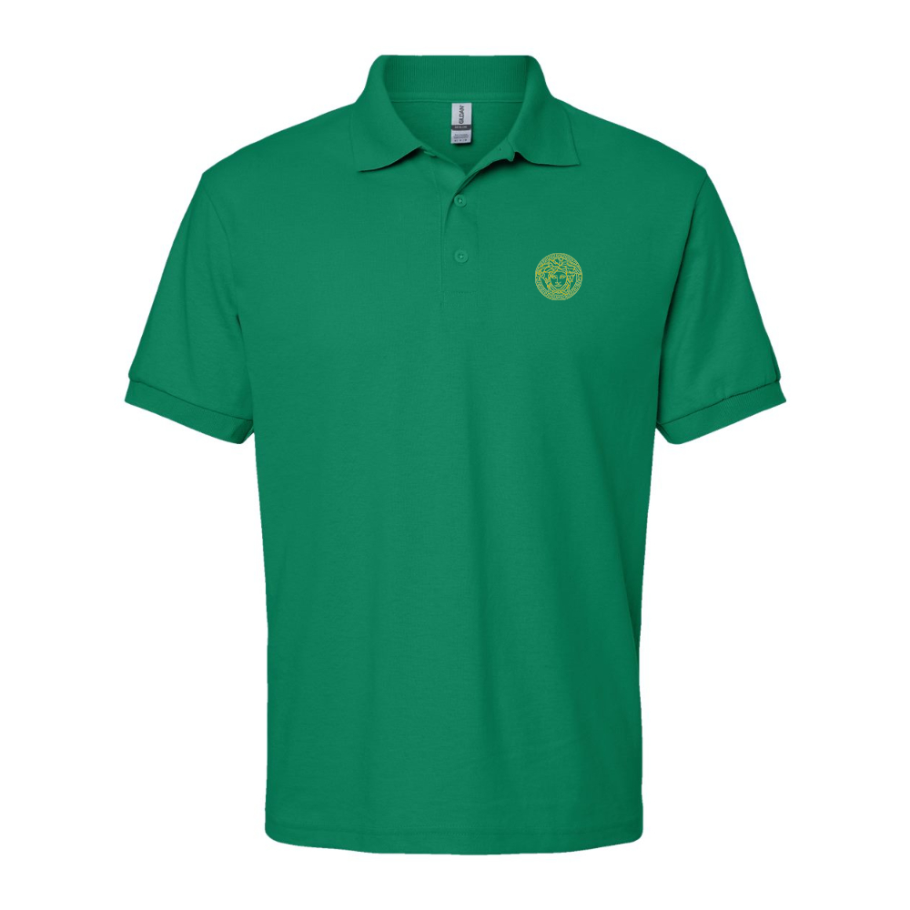 Men's Versace Thumbnail Dry Blend Jersey Polo