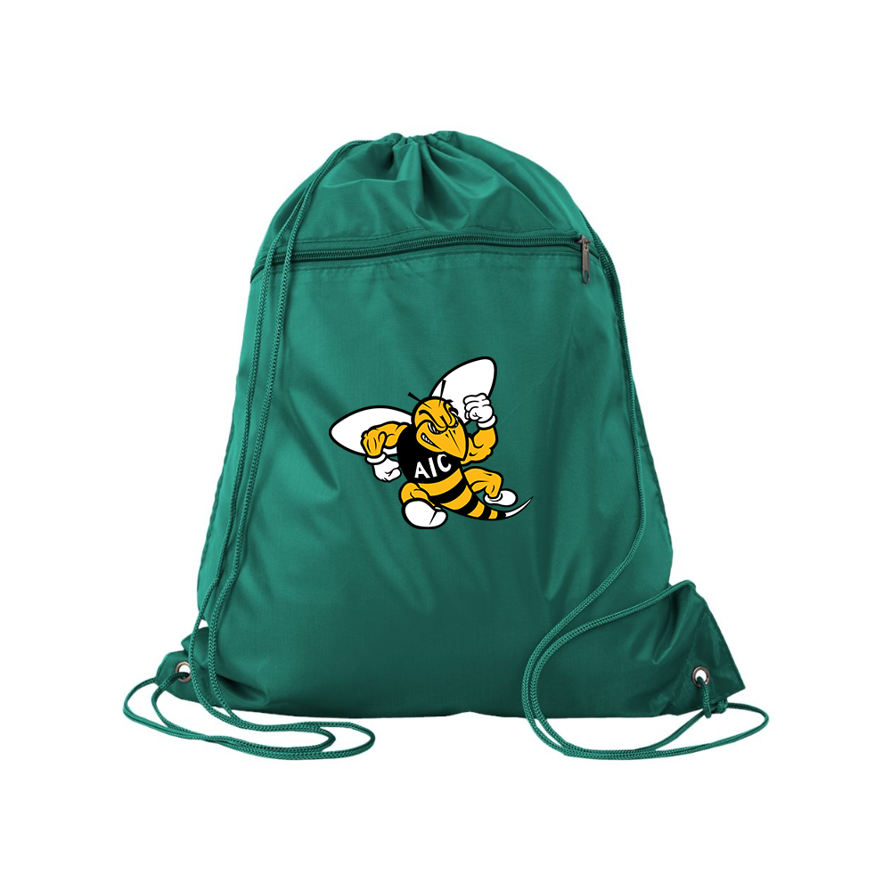AIC Yellow Jackets  Q-Tees - Polyester Cinchpack