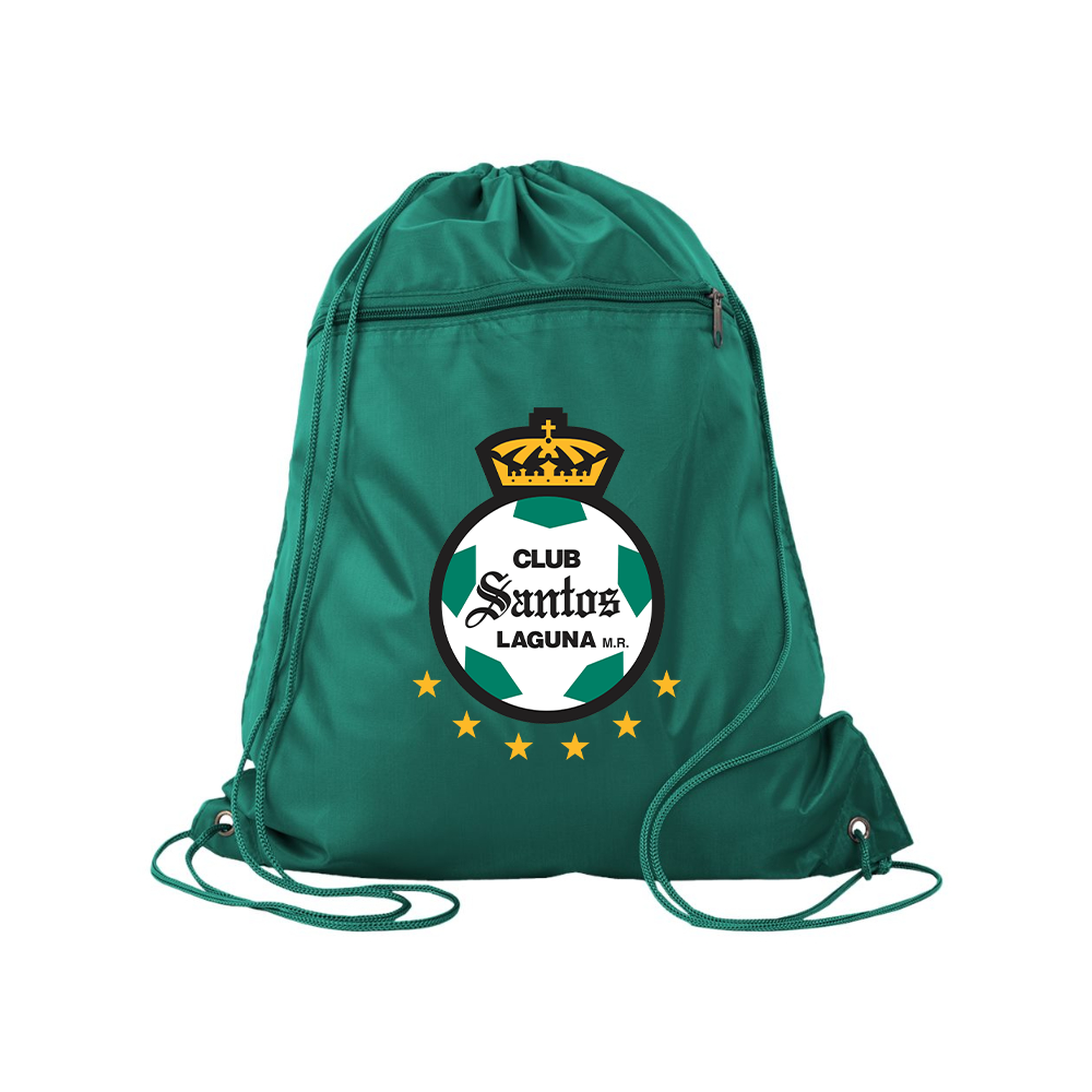 Santos Laguna Soccer Q-Tees - Polyester Cinchpack