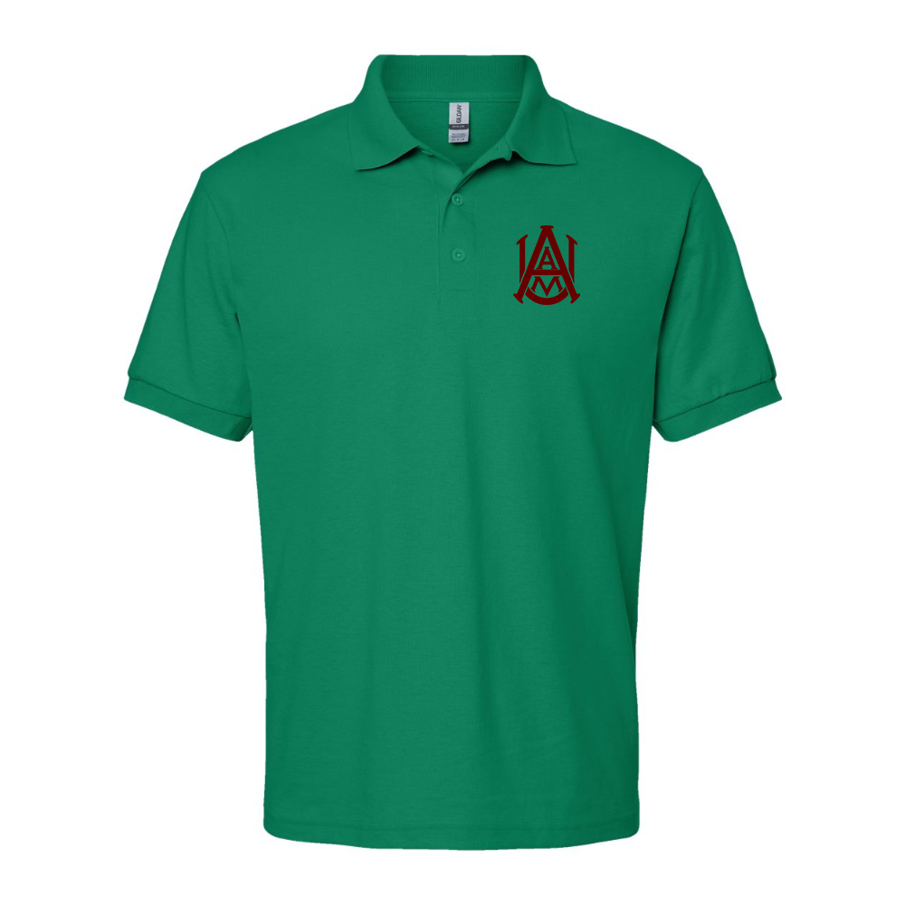 Men's Alabama AM Bulldogs Gildan Dry Blend Jersey Polo
