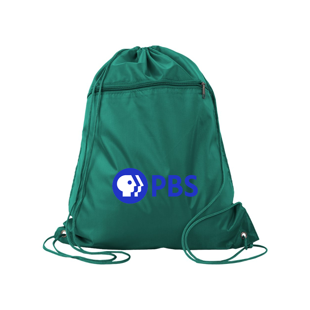 PBS Blue  Q-Tees - Polyester Cinchpack