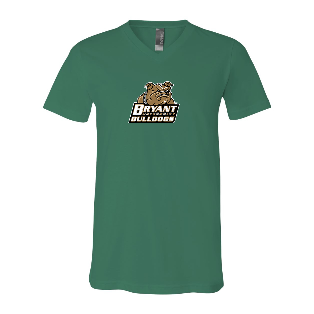 Bryant Bulldogs BELLA  CANVAS - Jersey V-Neck T-Shirt