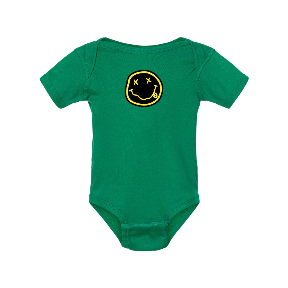 Nirvana Yellow and Black Face Rabbit Skins Infant Baby Rib Bodysuit