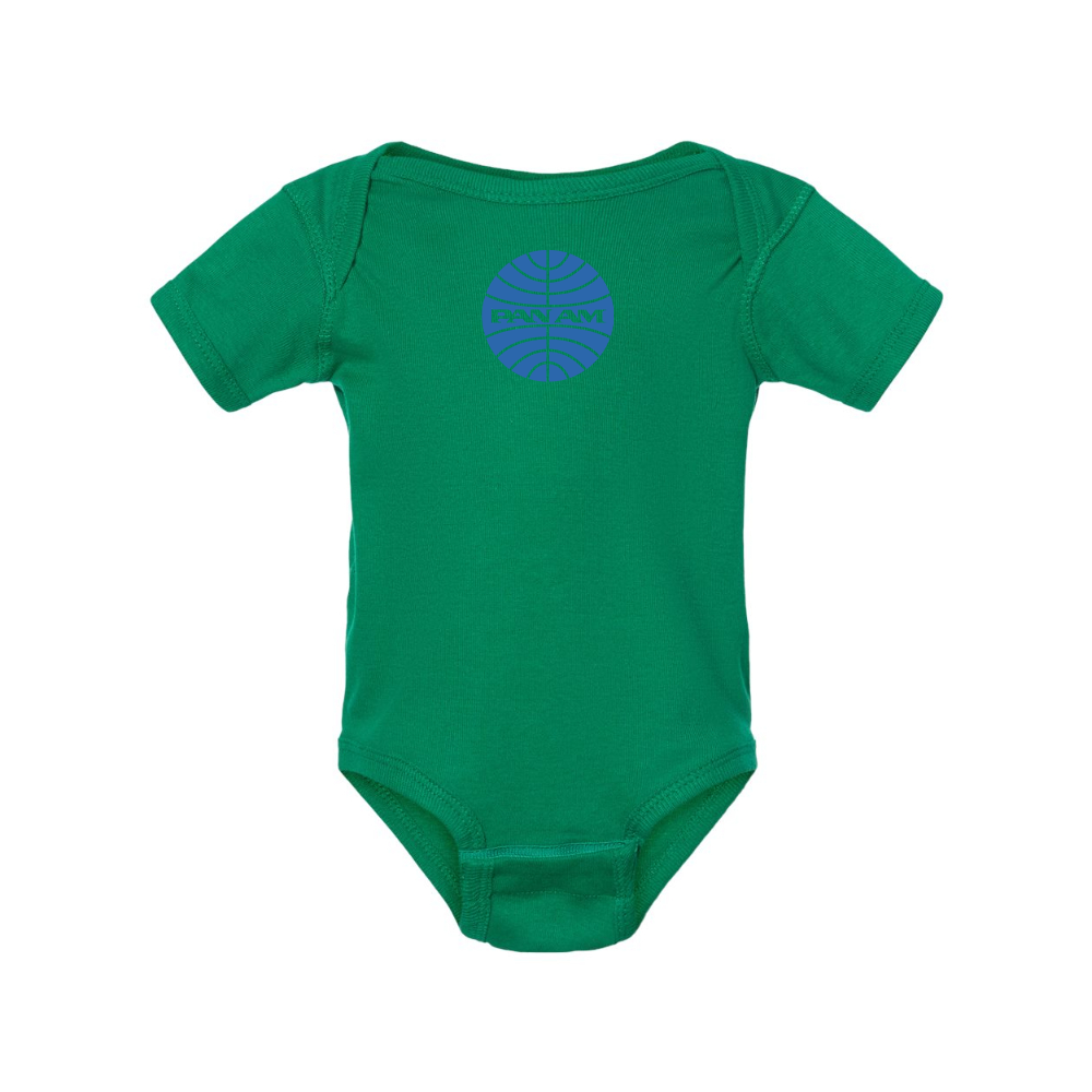 Pan Am  Rabbit Skins Infant Baby Rib Bodysuit