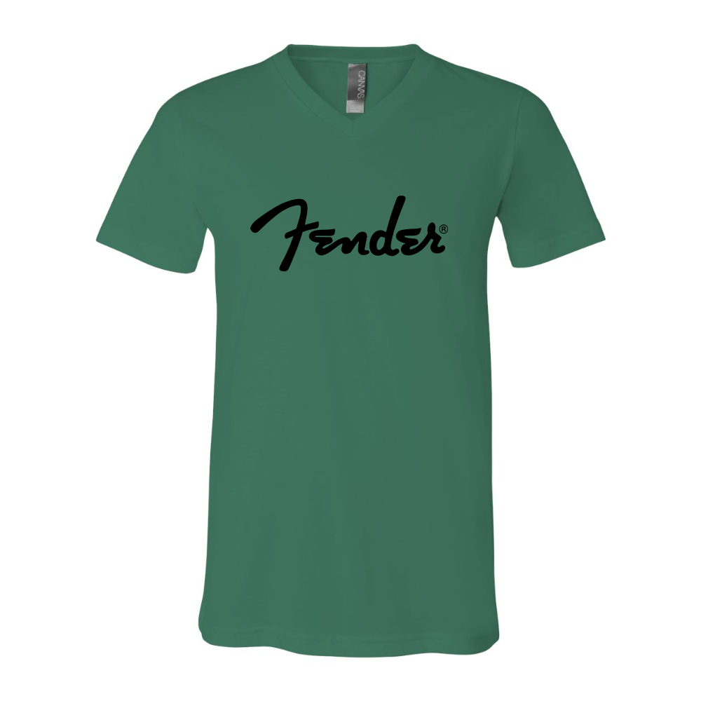 Fender BELLA  CANVAS - Jersey V-Neck T-Shirt