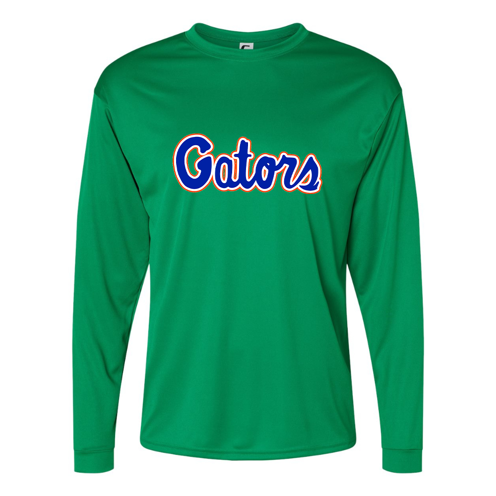Men's Florida Gators Script Performance Long Sleeve T-Shirt