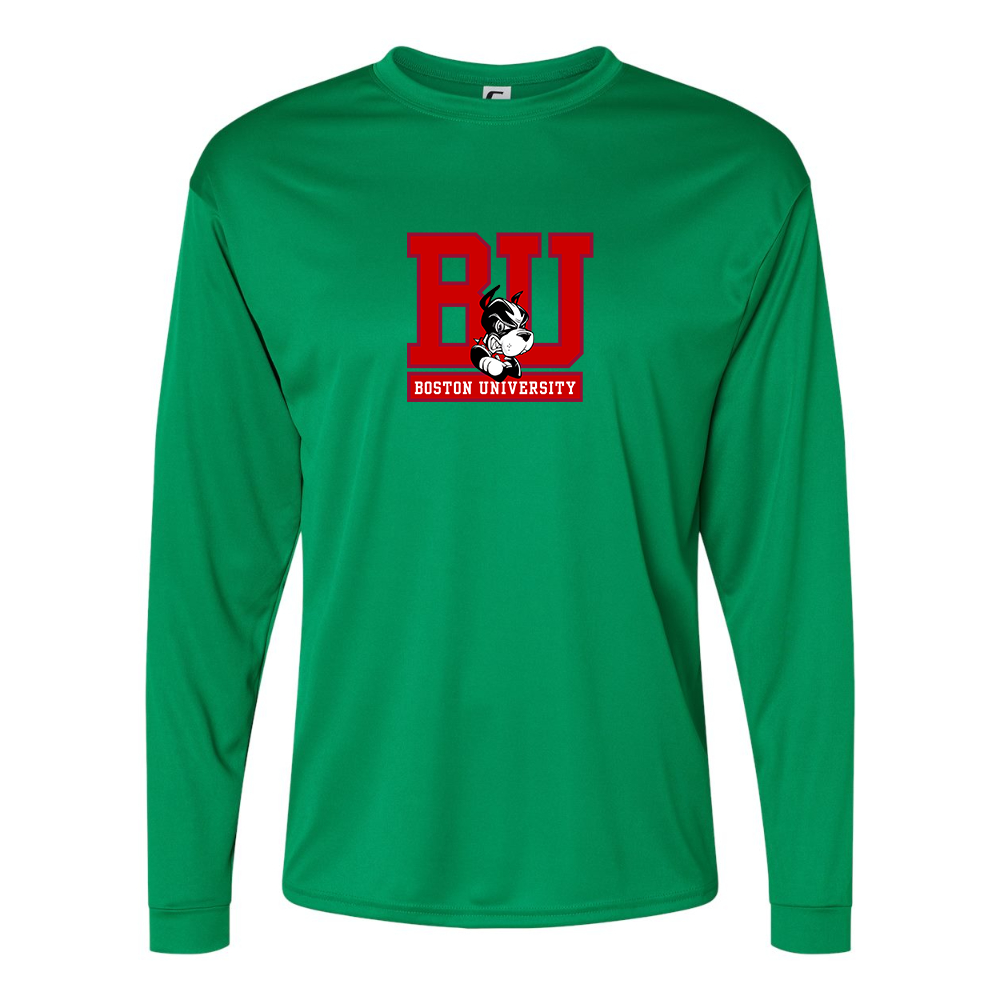 Men's Boston University Terriers Performance Long Sleeve T-Shirt