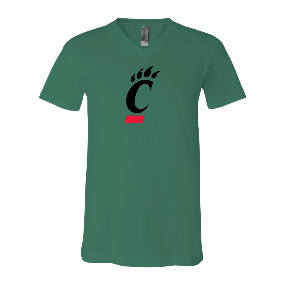 Cincinnati Bearcats BELLA  CANVAS - Jersey V-Neck T-Shirt