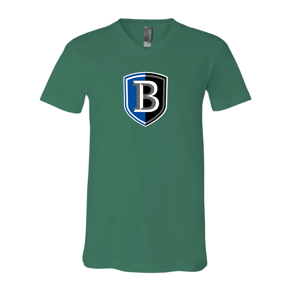 Bentley Falcons BELLA  CANVAS - Jersey V-Neck T-Shirt