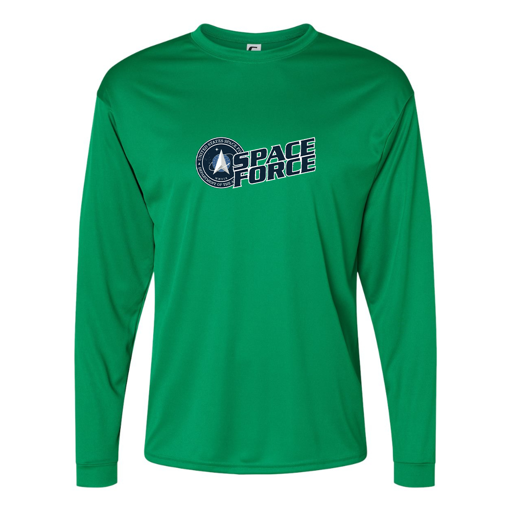 Men's  Space Force  Performance Long Sleeve T-Shirt
