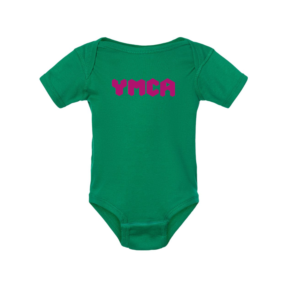 YMCA Mauve Rabbit Skins Infant Baby Rib Bodysuit