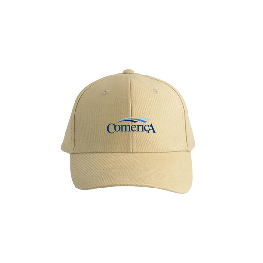 Comerica  Logo  Dad Baseball Cap Hat