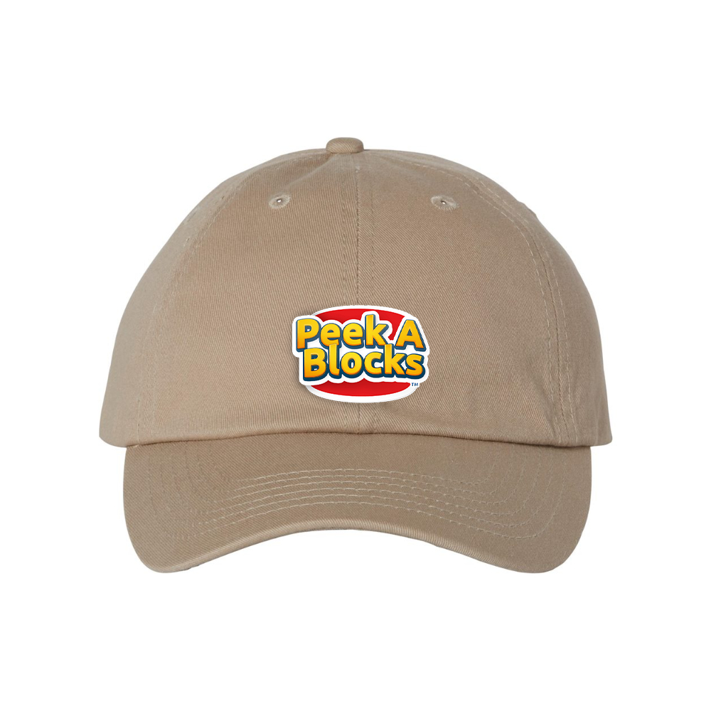 Peek A Blocks  Valucap Adult Bio-Washed Classic Dad Hat