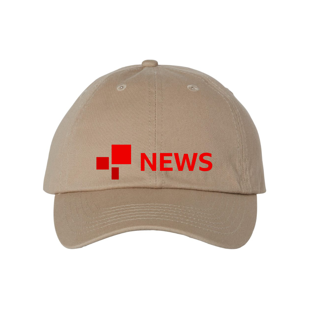 BBC News Valucap Adult Bio-Washed Classic Dad Hat