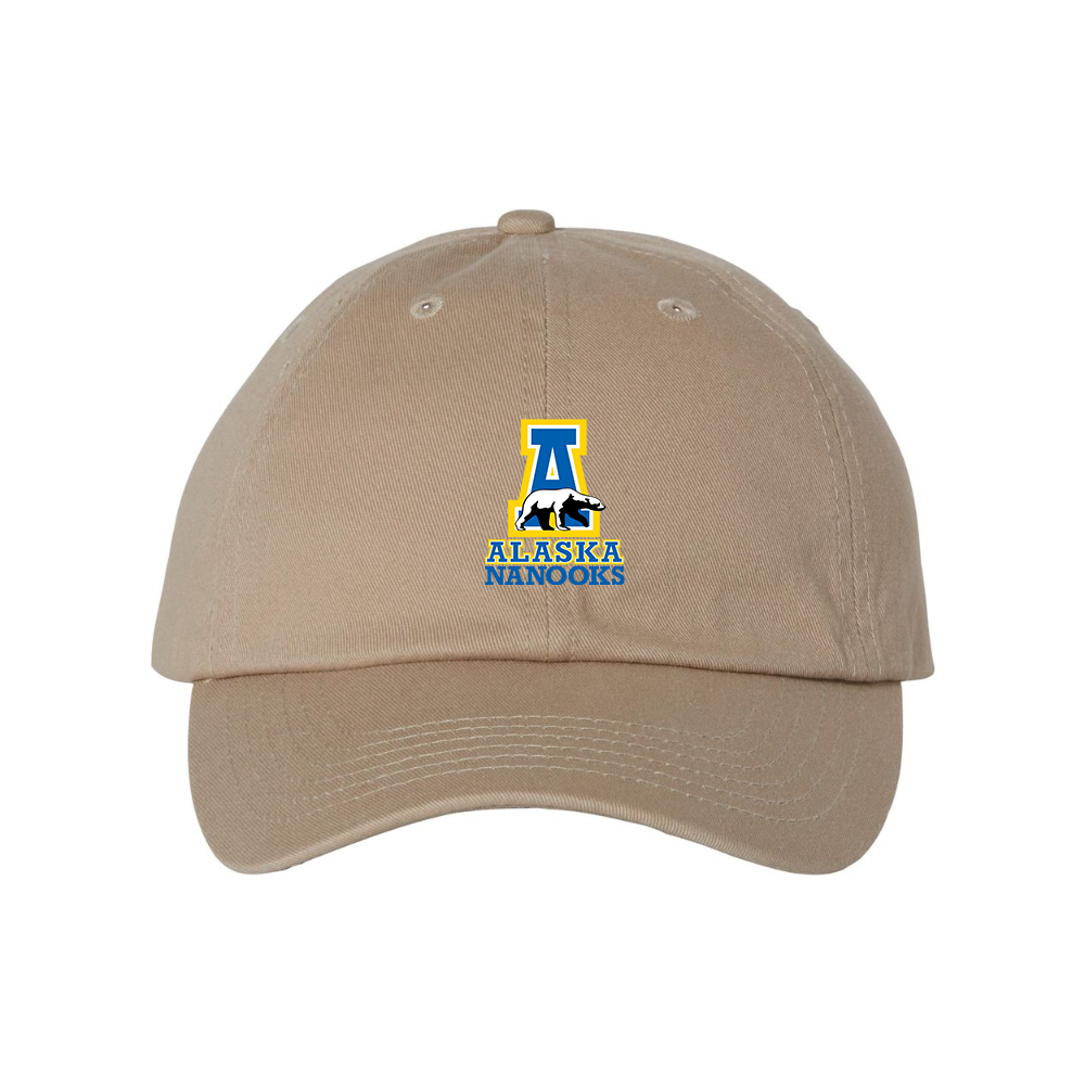 Alaska Nanooks  Valucap Adult Bio-Washed Classic Dad Hat