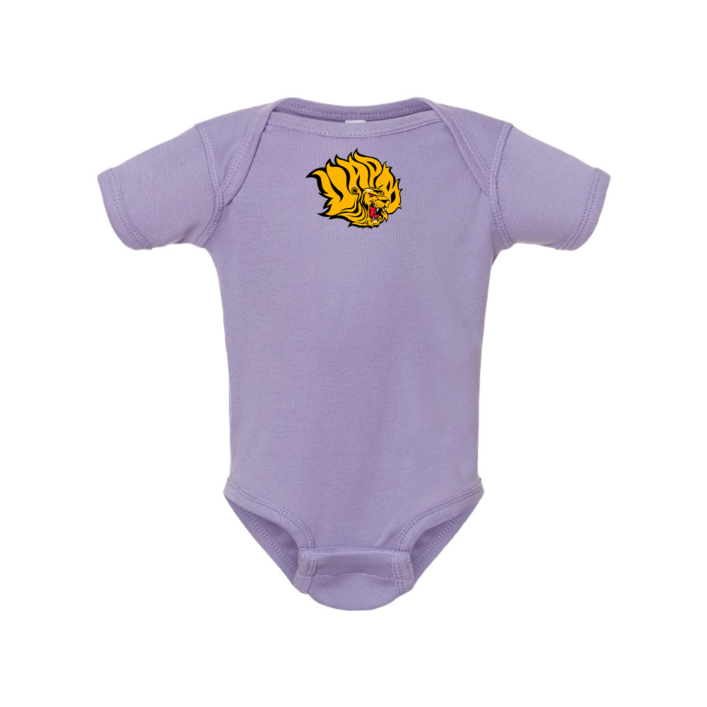 Arkansas PB Golden Lions Rabbit Skins Infant Baby Rib Bodysuit