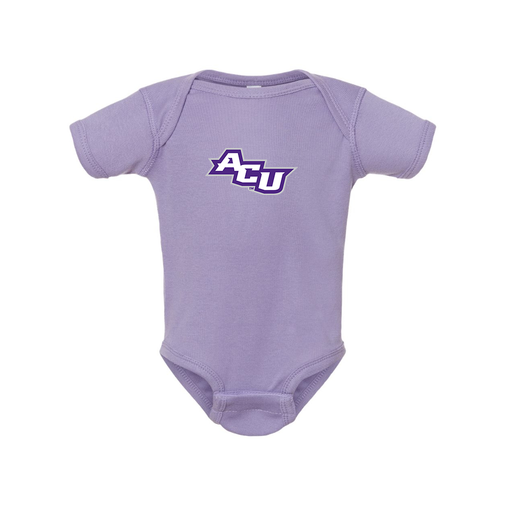 Abilene Christian Wildcats  Rabbit Skins Infant Baby Rib Bodysuit